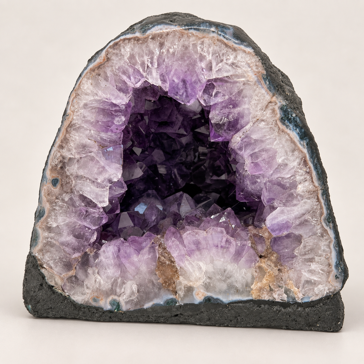 Large Brazilian Amethyst Cathedral — 8" x 8", 16 lbs