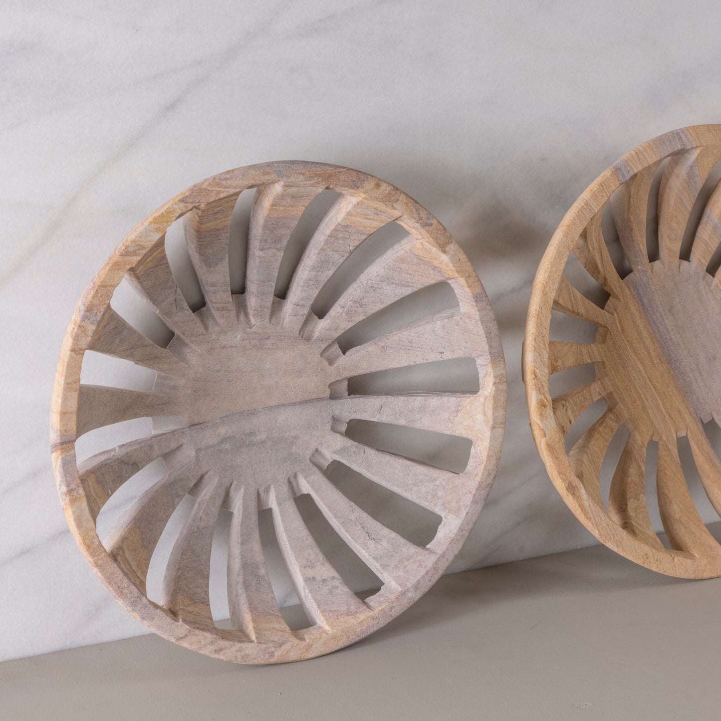 Rainbow sandstone decorative bowl