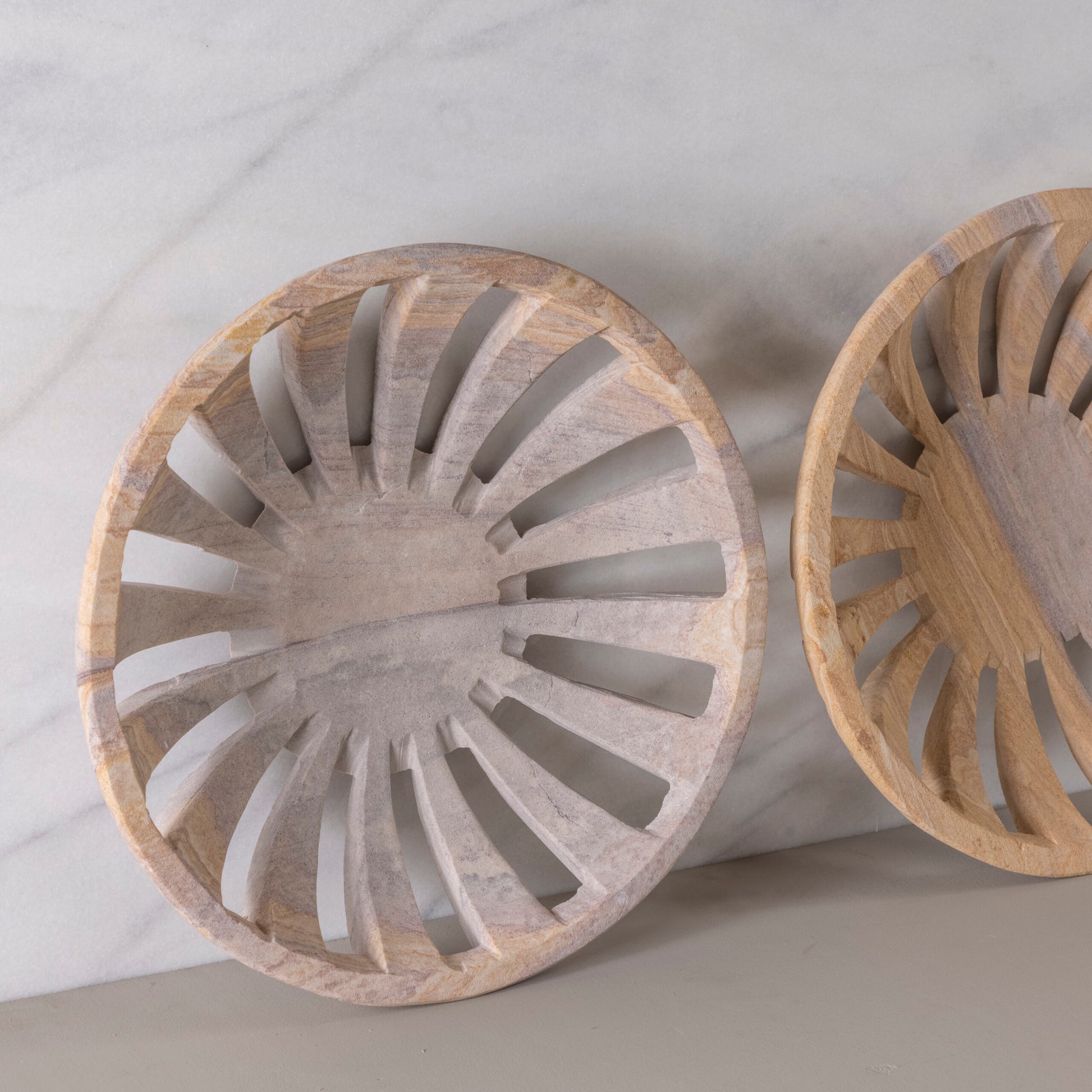 Rainbow sandstone decorative bowl