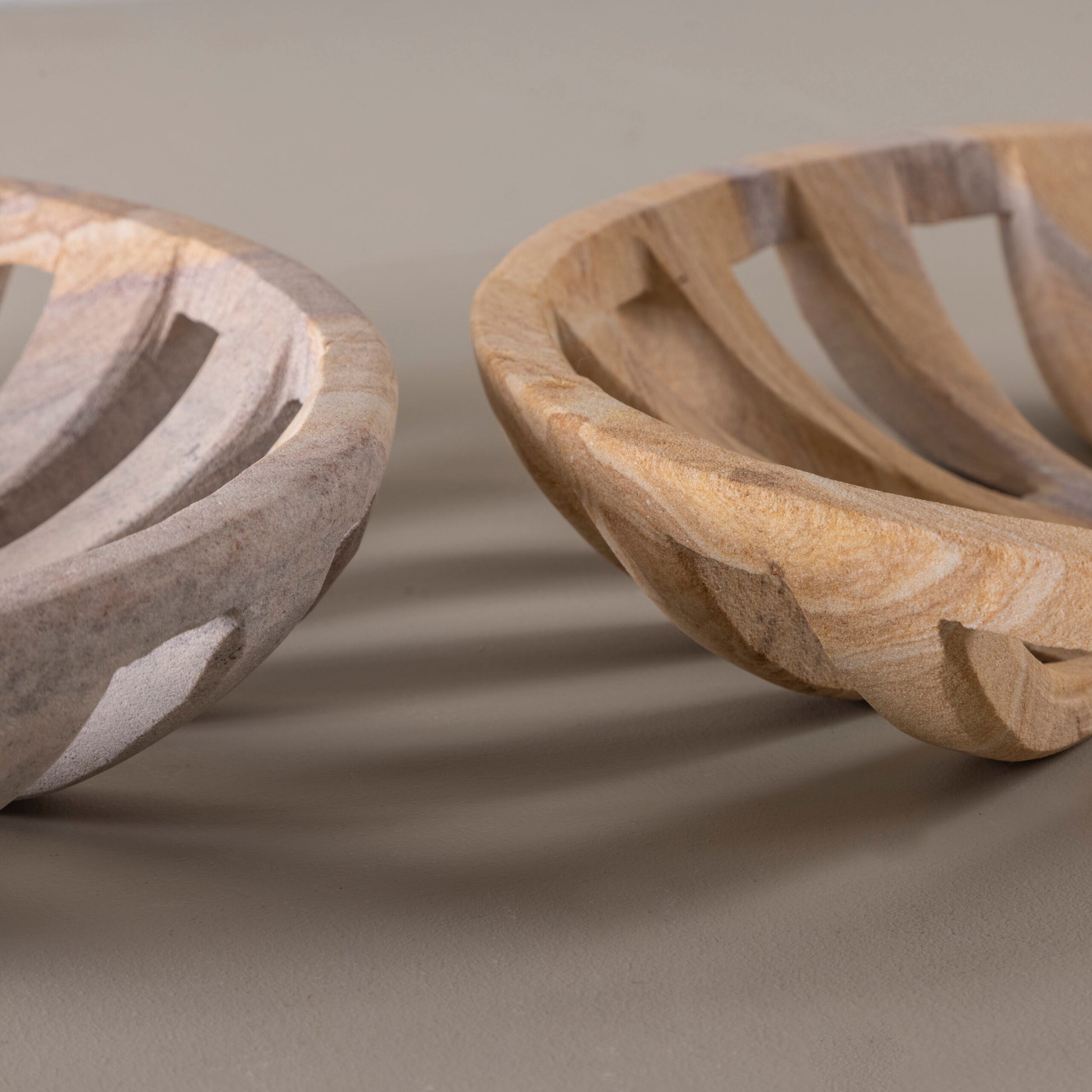 Rainbow sandstone decorative bowl