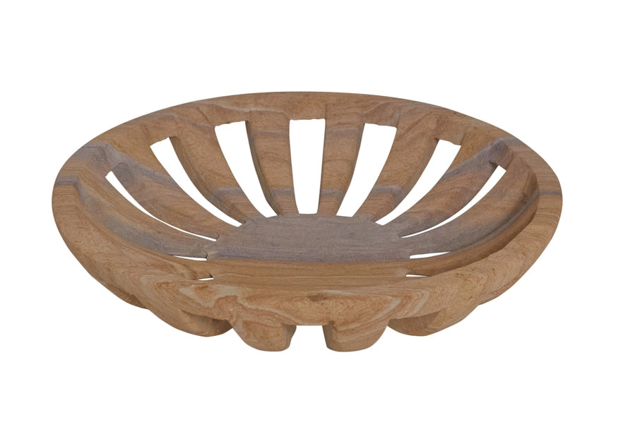 Rainbow sandstone decorative bowl