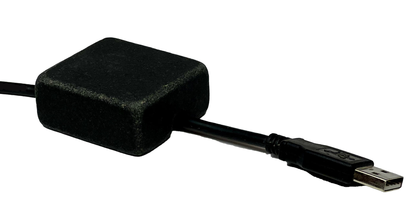 Black Granite Cord Organizer — Tumbled · Single