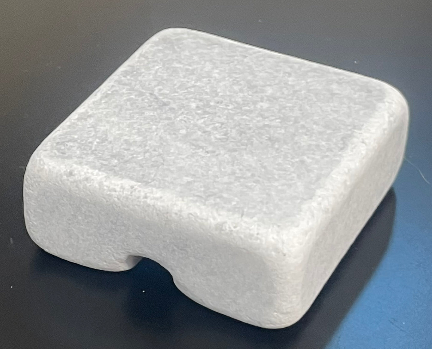White Carrara Marble Cord Organizer — Tumbled · Single