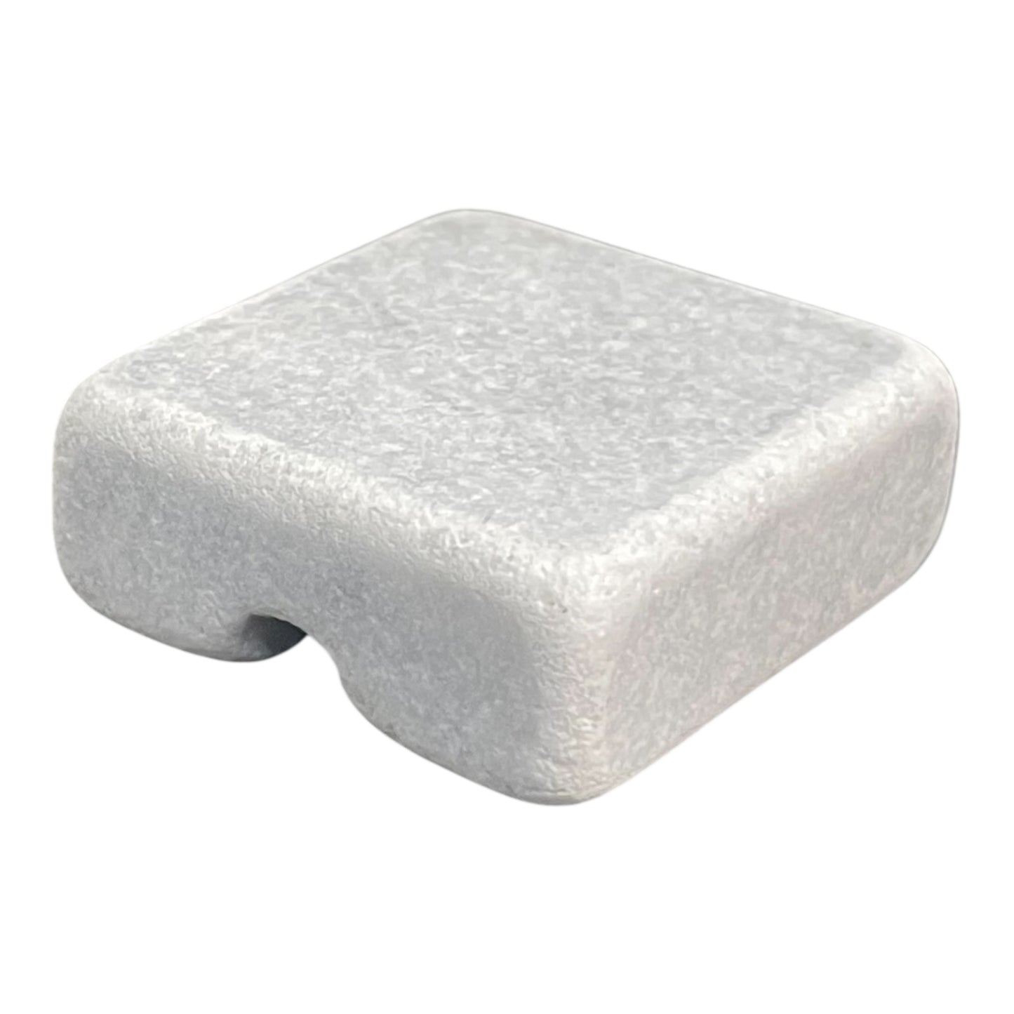White Carrara Marble Cord Organizer — Tumbled · Single