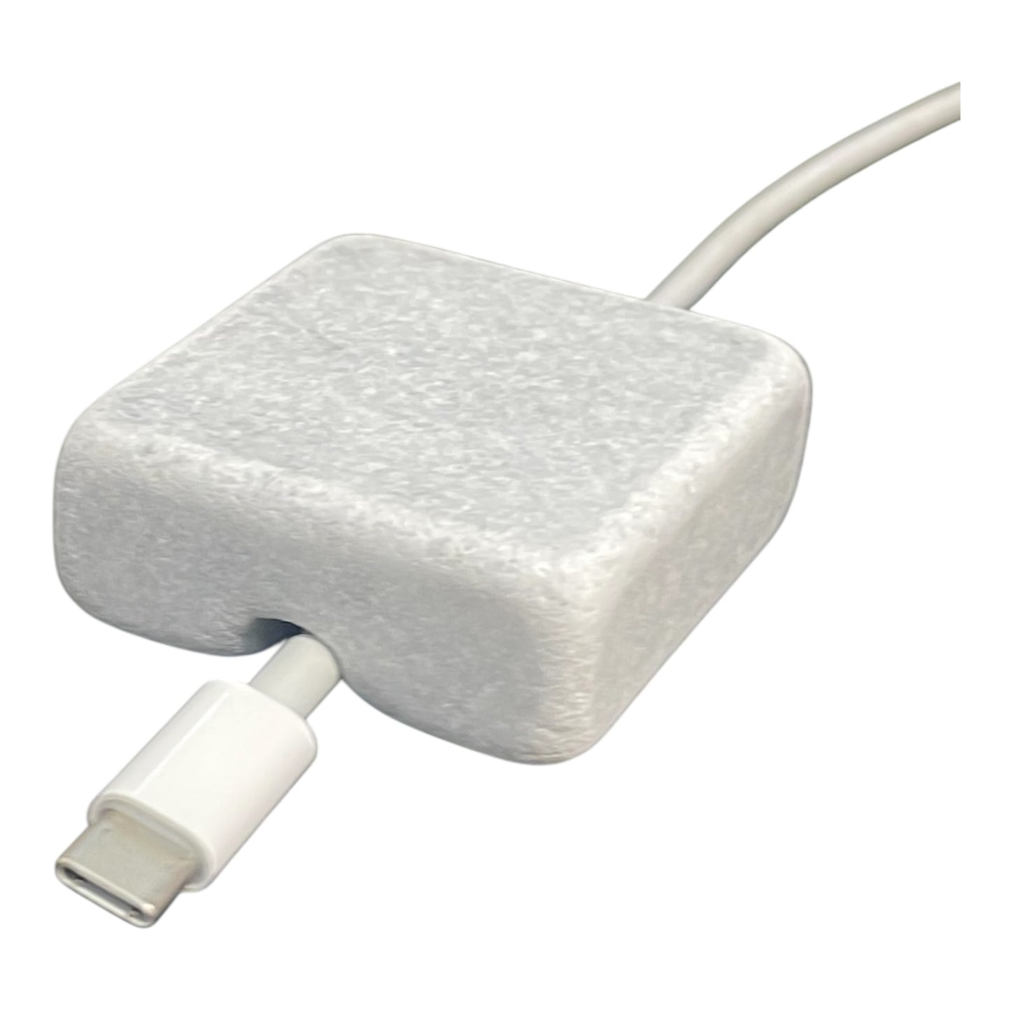 White Carrara Marble Cord Organizer — Tumbled · Single