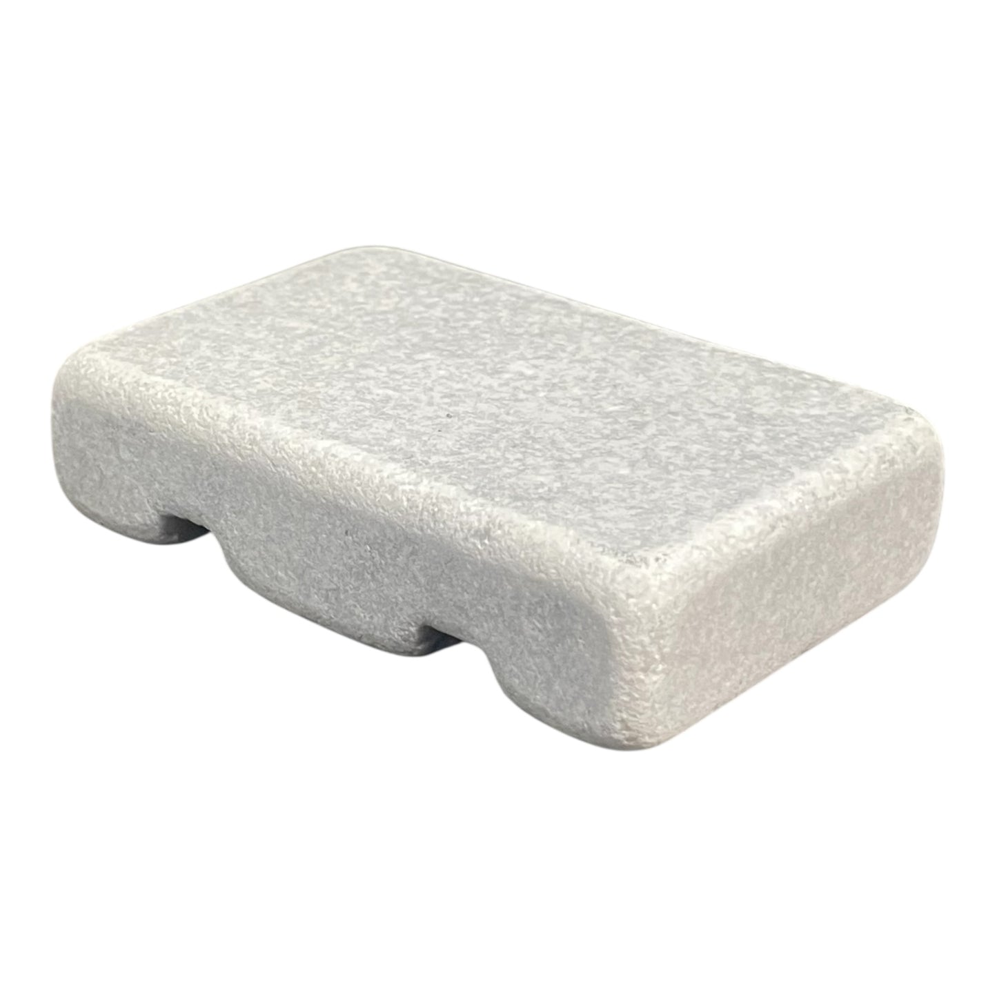 White Carrara Marble Cord Organizer - Tumbled · Double