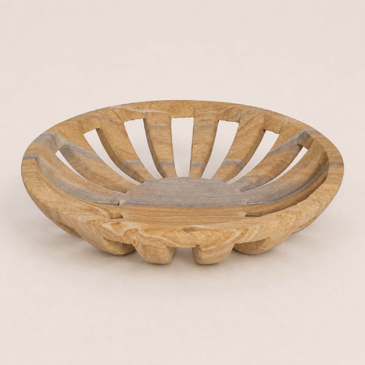 Rainbow sandstone decorative bowl