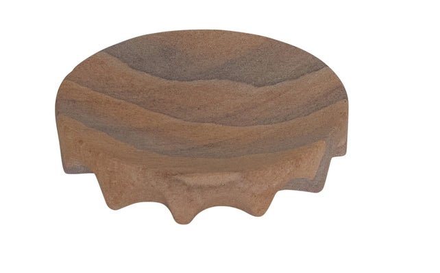 Rainbow sandstone trinket dish