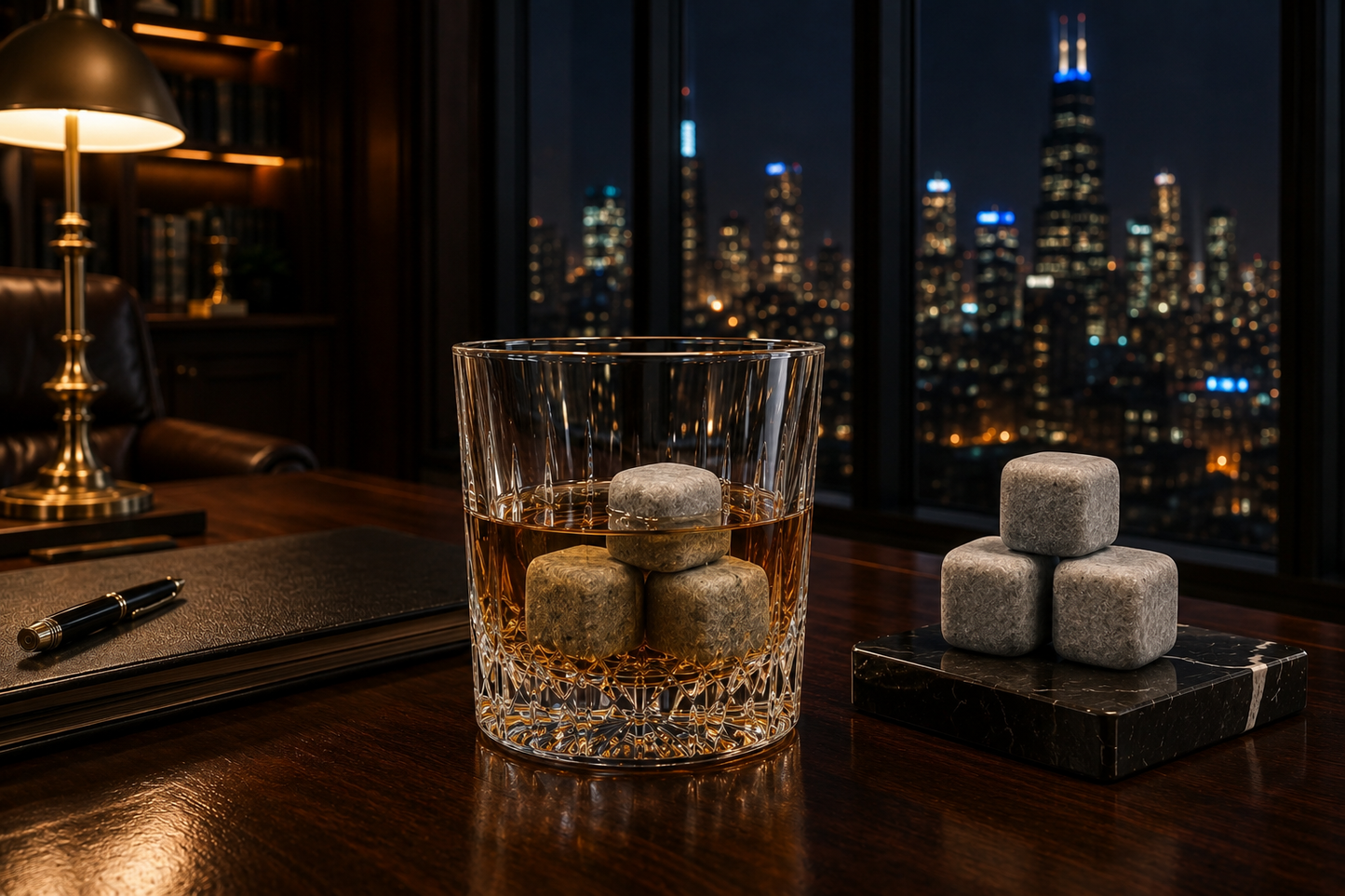 Soapstone Whiskey Stones — Large · Set of 4
