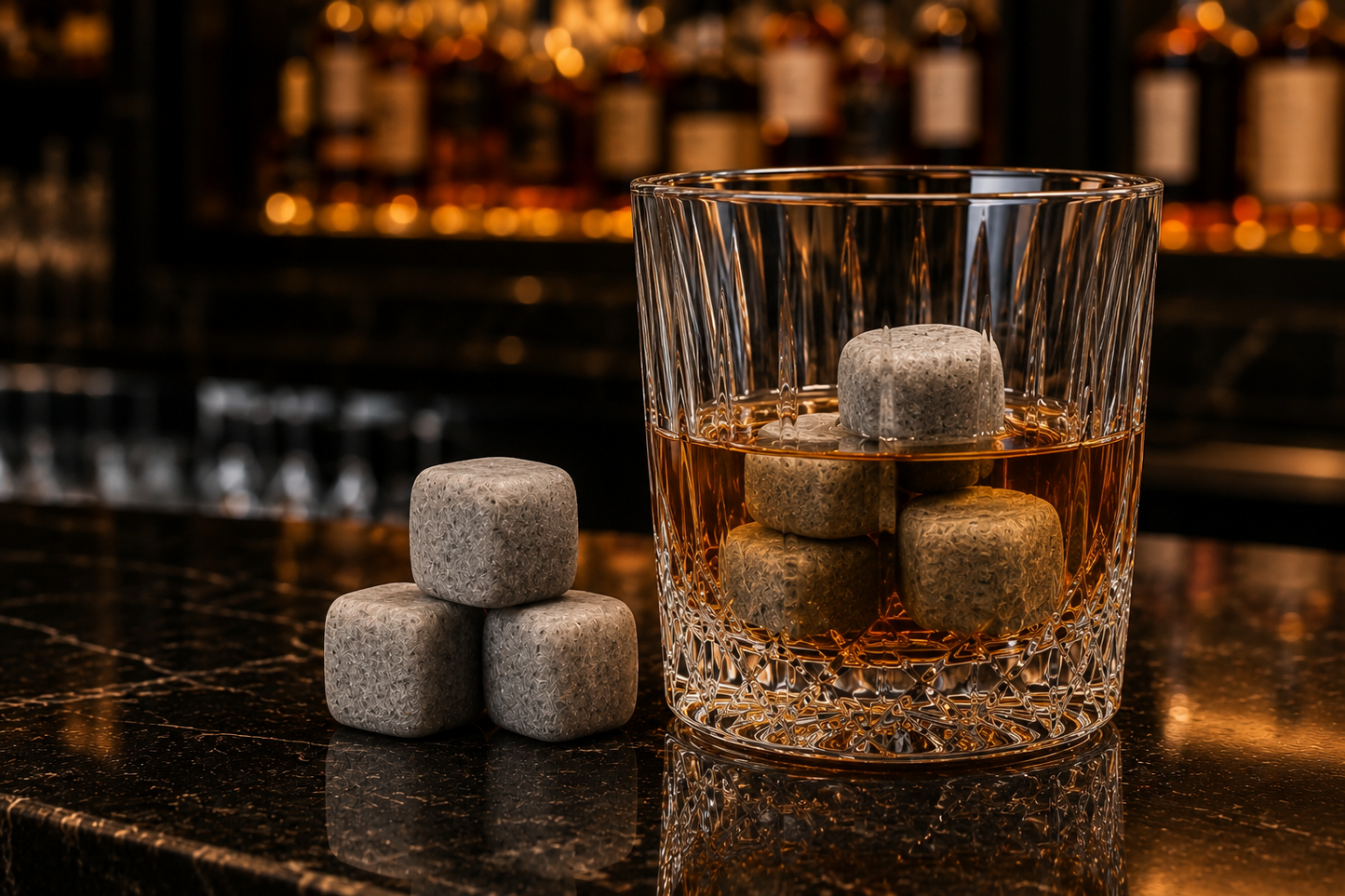 Soapstone Whiskey Stones — Large · Set of 4