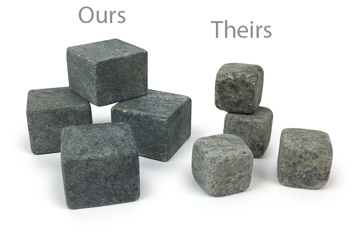 Soapstone Whiskey Stones — Large · Set of 4