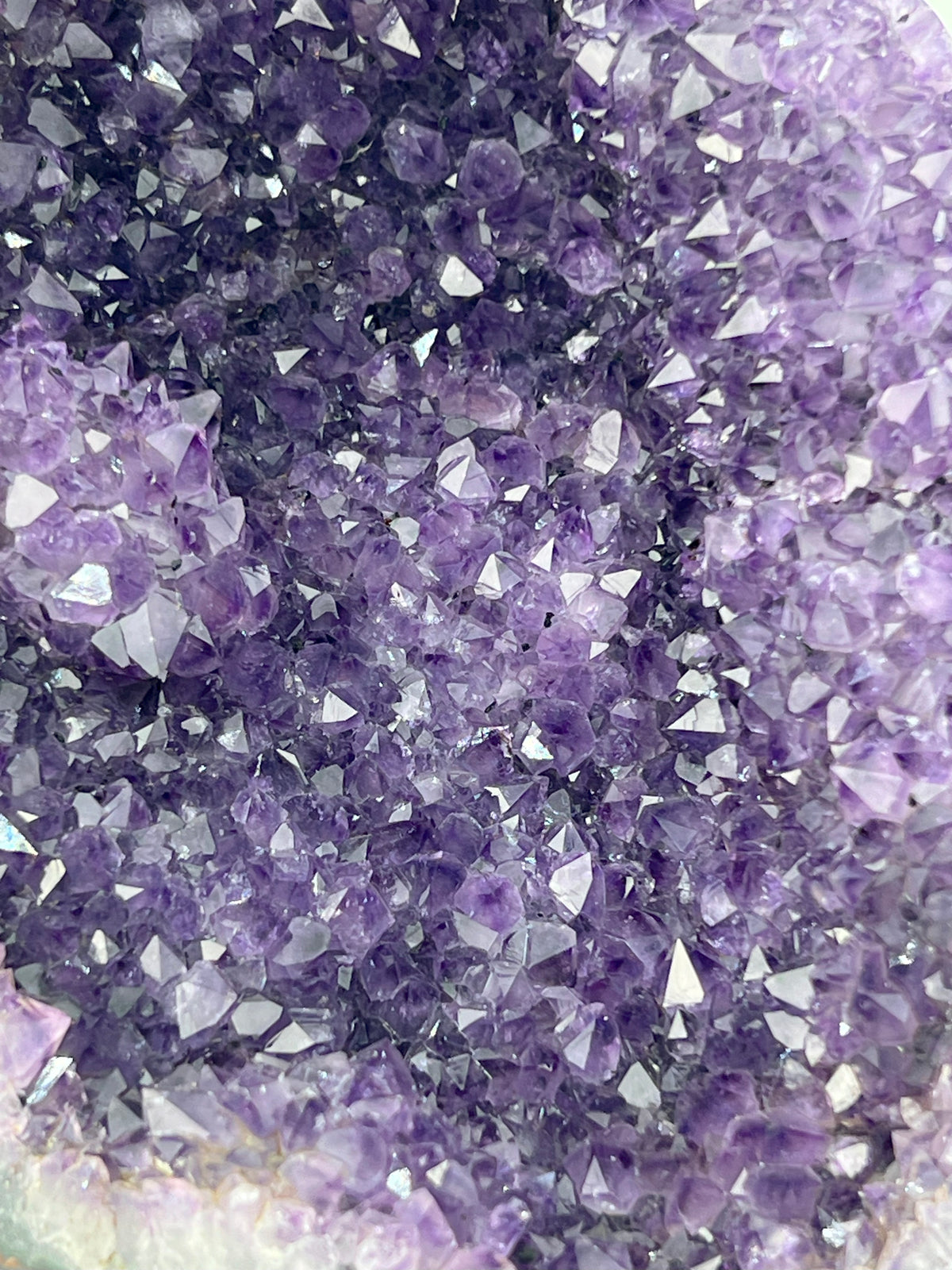 Large Uruguay Amethyst Cathedral Geode — 5.5" x 6", 5.16 lbs