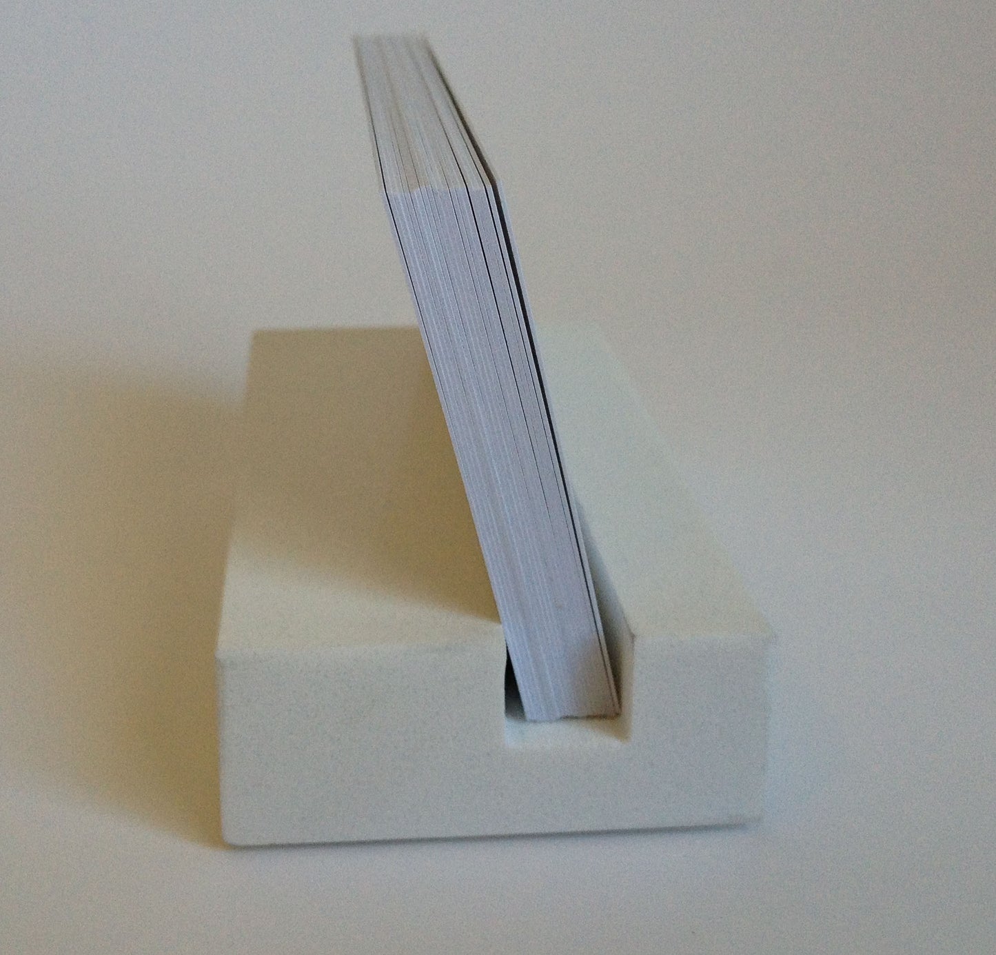 White Quartz Business Card Holder - Standard